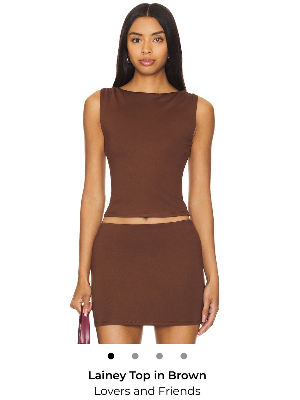 Lainey Top in Brown Lovers and Friends - size small